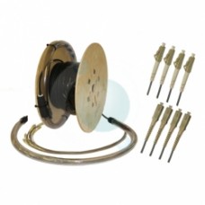 4 Core LC-SC 9/125 LSZH Tight Buffered Preterm with 1.8mm Jacketed Tails