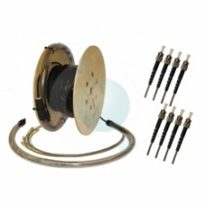 4 Core ST-ST 50/125 LSZH Tight Buffered Preterm with 1.8mm Jacketed Tails