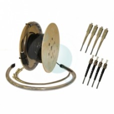 4 Core ST-SC 50/125 LSZH Tight Buffered Preterm with 1.8mm Jacketed Tails