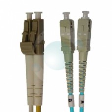 Bespoke LC-SC OM4 Duplex Patchcord in Conduit