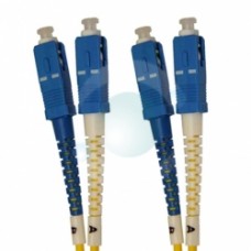 SC-SC 9/125 (OS1) Armoured Patchcords BLUE