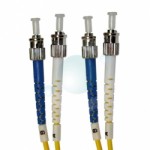 ST-ST 9/125 (OS1) Armoured Patchcords BLUE