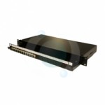 4 way MTRJ Multimode 19" 1u Sliding BLACK Patchpanel