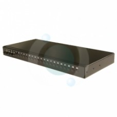 16 way ST Multimode 19" 1u BLACK Patchpanel