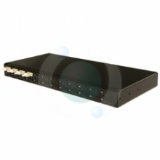 4 way LC Duplex Multimode 19" 1u BLACK Patchpanel