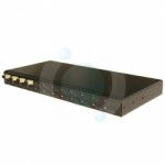 12 way MTRJ Singlemode 19" 1u BLACK Patchpanel