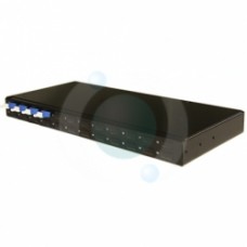 12 way LC Duplex Singlemode 19" 1u BLACK Patchpanel