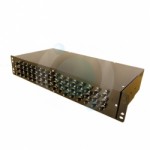 32 Way FC Multimode 19" 2u BLACK Patchpanel