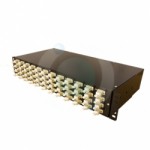 48 Way MTRJ Singlemode 19" 2u BLACK Patchpanel