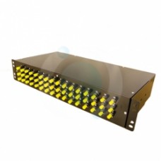 24 Way ST Singlemode 19" 2u BLACK Patchpanel