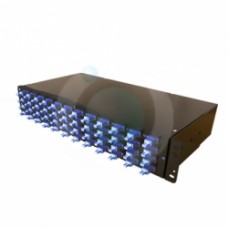 24 Way SC Simplex Singlemode 19" 2u BLACK Patchpanel