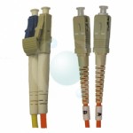 2m LC-SC 50/125 ORANGE Duplex Mode Conditioning Patchcord