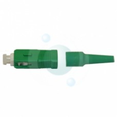 SCAPC Simplex Singlemode Connector with 900um Green Boot