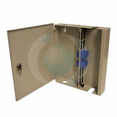 8 Way SC Duplex Singlemode Single Door Lockable Wall Mount Box