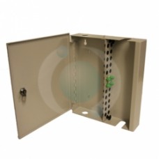 8 Way FCAPC Singlemode Single Door Lockable Wall Mount Box