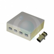 4 Way MTRJ Multimode Wall Box 110x110x40