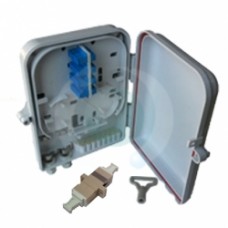 8 Way LC Duplex Multimode IP65 Rated Wall Box (220 x 300 x 80mm)
