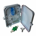 12 Way LCAPC Duplex Singlemode IP65 Rated Wall Box (220 x 300 x 80mm)