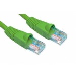 0.5M CAT5E UTP GREEN PVC Patchcord with Snagless Boot 24AWG