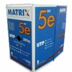 Matrix Cat5e LSZH Purple Cable 305m Box (1000ft)