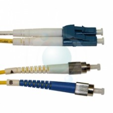 1m LC-FC 9/125 YELLOW Duplex Patchcord