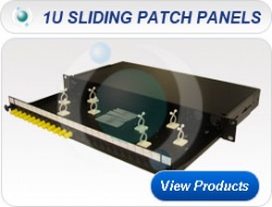 1U Sliding Patch Panels