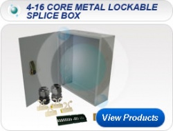 4-16 Core Metal Lockable Splice Box